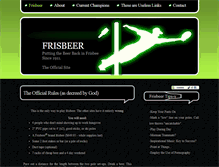 Tablet Screenshot of frisbeer.org